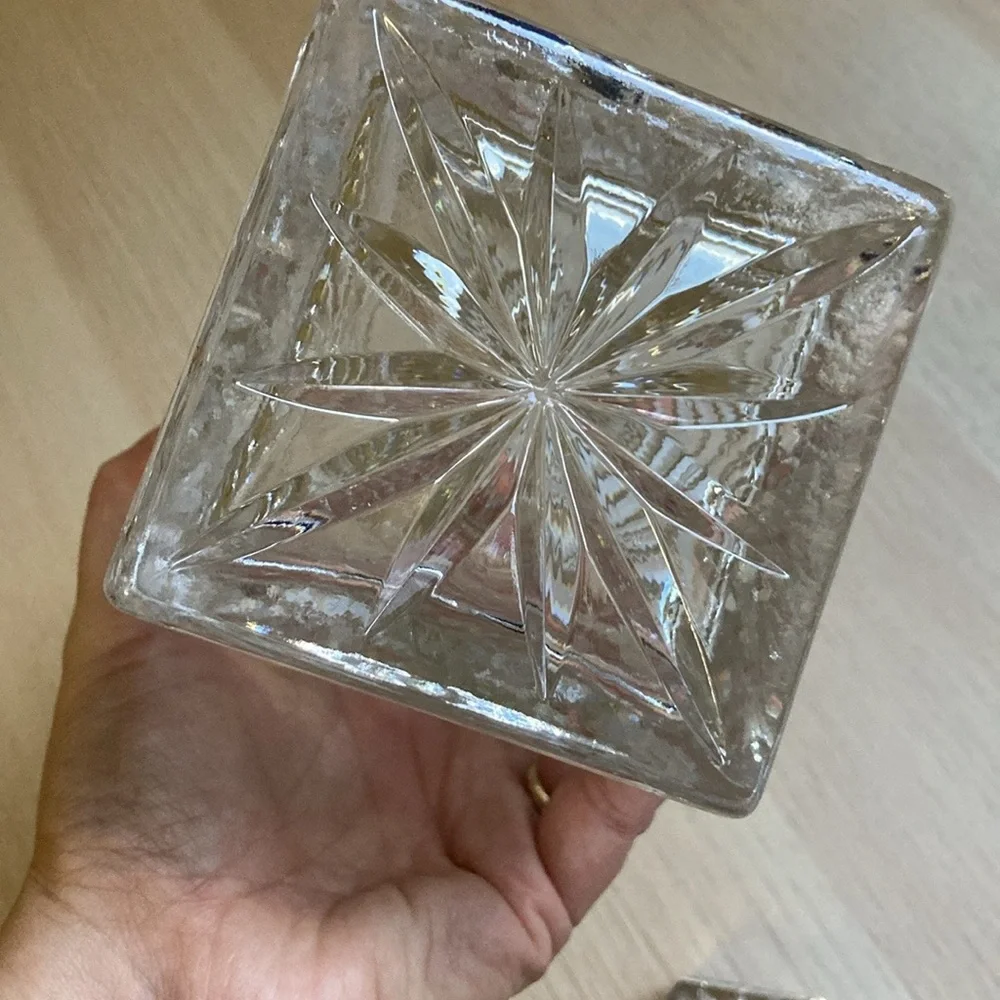Elegant Clear Crystal Decanter, Whisky decanter, glass